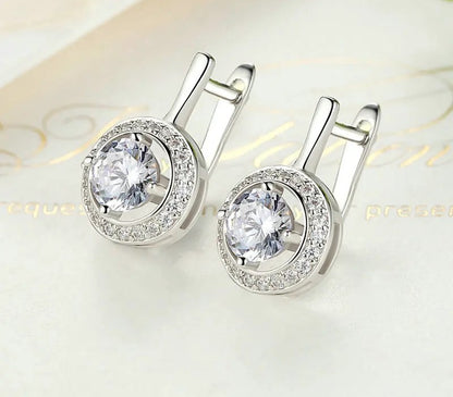 925 Sterling Silver Dangle Earrings - TEA LU SHOP