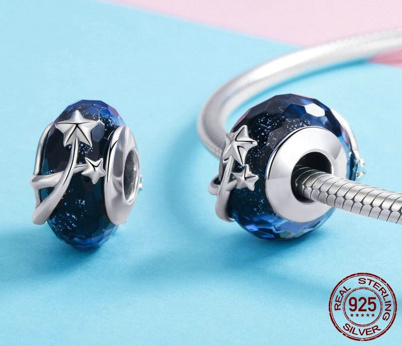 925 Sterling Silver Star Flower Stoppers - TEA LU SHOP
