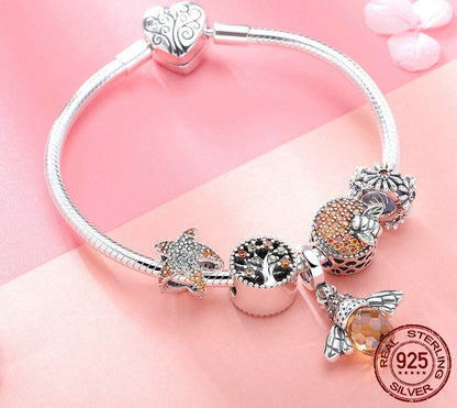 Silver Bee Bracelet