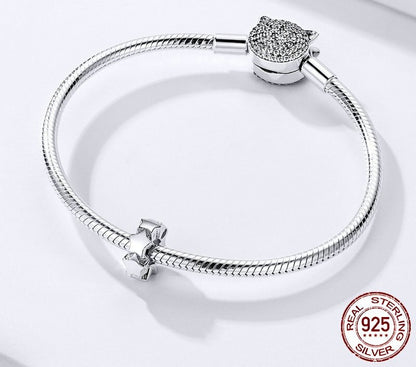 925 Sterling Silver Stars Stopper - TEA LU SHOP