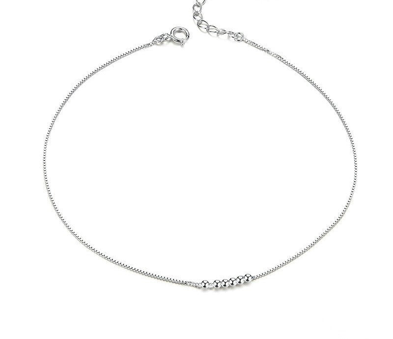 925 Sterling Silver Summer Anklet - TEA LU SHOP