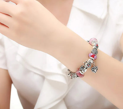925 Sterling Silver Charm Bracelets - TEA LU SHOP