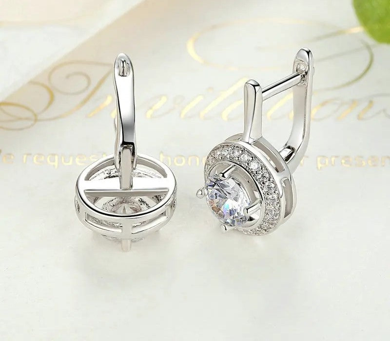 925 Sterling Silver Dangle Earrings - TEA LU SHOP