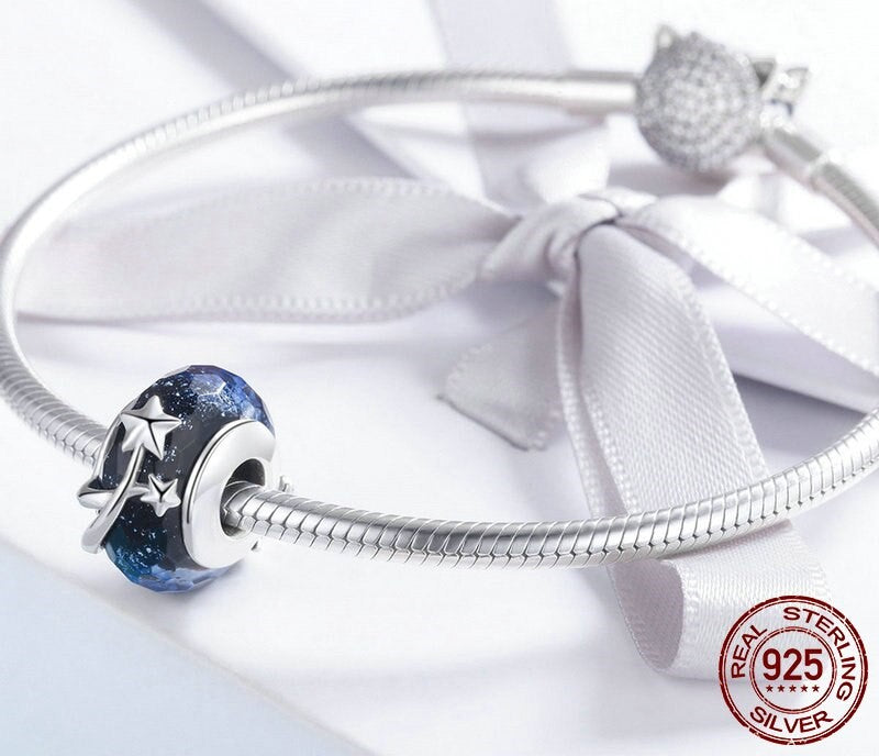 925 Sterling Silver Star Flower Stoppers - TEA LU SHOP