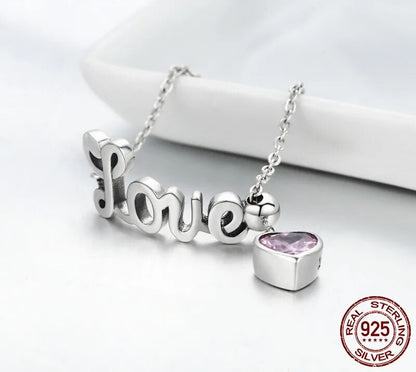 925 Sterling Silver Love Adjustable Ring - TEA LU SHOP
