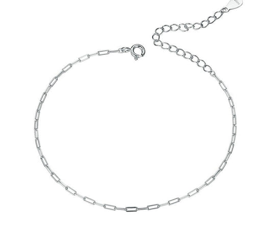 925 Sterling Silver Simple Bracelet - TEA LU SHOP
