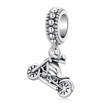 925 Sterling Silver Motorcycle Charms - TEA LU SHOP