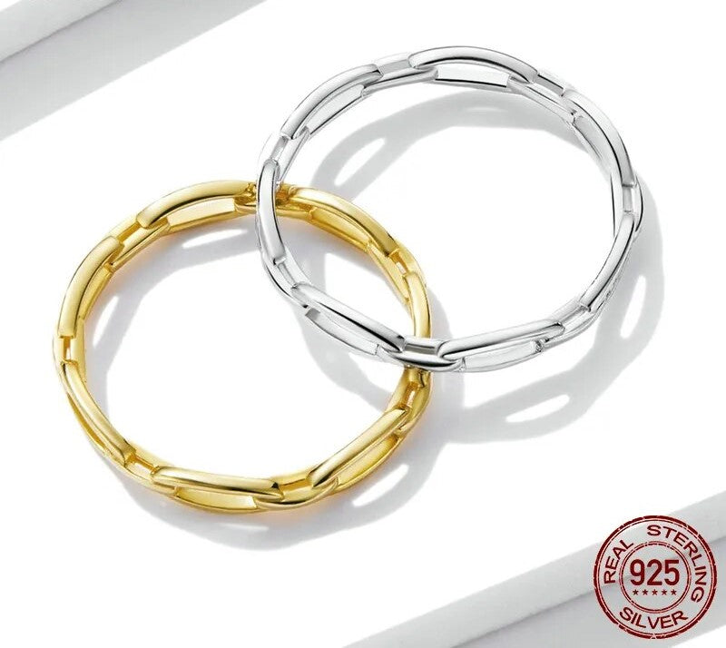 925 Sterling Silver Bohemian Style Geometric Ring - TEA LU SHOP
