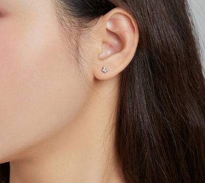 925 Sterling Silver Cute Butterfly Stud Earrings - TEA LU SHOP