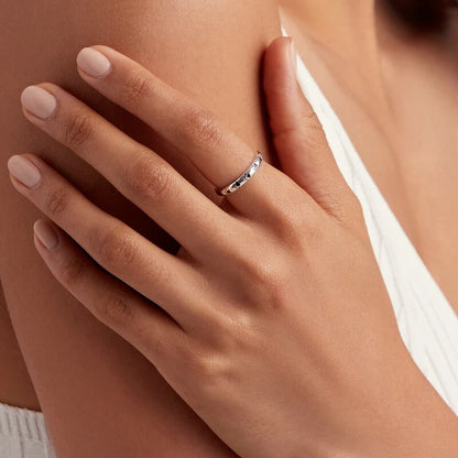 925 Sterling Silver Stackable Paw Ring - TEA LU SHOP