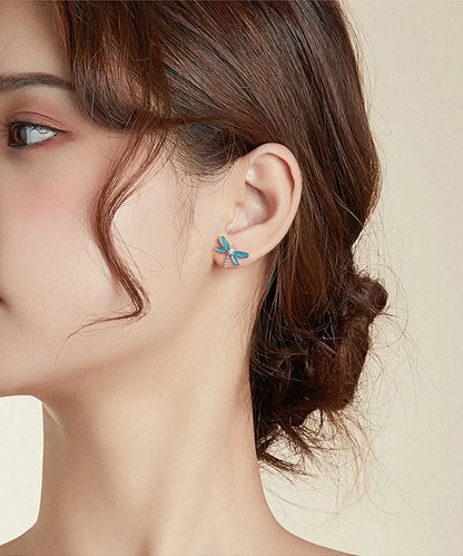 925 Sterling Silver Dragonfly Earrings - TEA LU SHOP