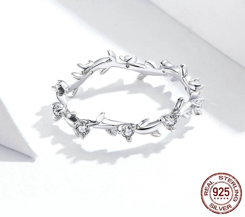 925 Sterling Silver Stackable Ring - TEA LU SHOP