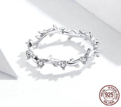 925 Sterling Silver Stackable Ring - TEA LU SHOP