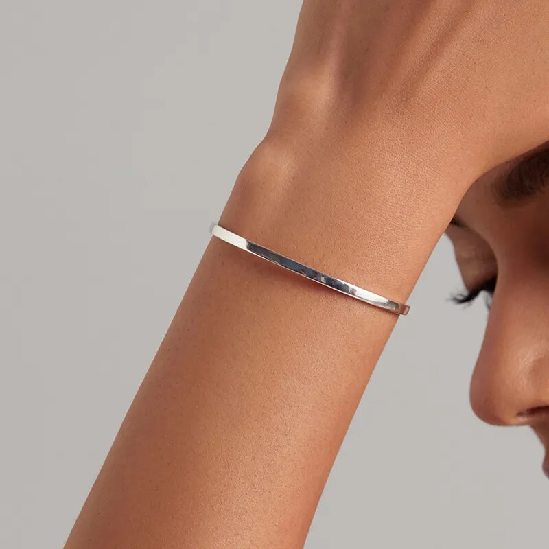 925 Sterling Silver Bracelet "Nothing is impossible" - TEA LU SHOP
