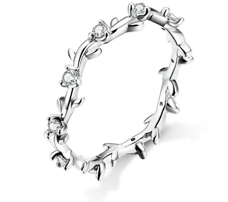 925 Sterling Silver Stackable Ring - TEA LU SHOP