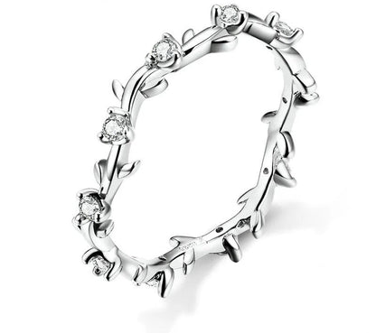 925 Sterling Silver Stackable Ring - TEA LU SHOP