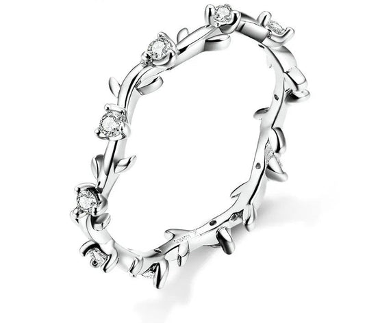 925 Sterling Silver Stackable Ring - TEA LU SHOP