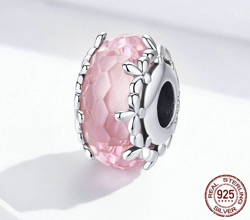 925 Sterling Silver Flower Stoppers - TEA LU SHOP