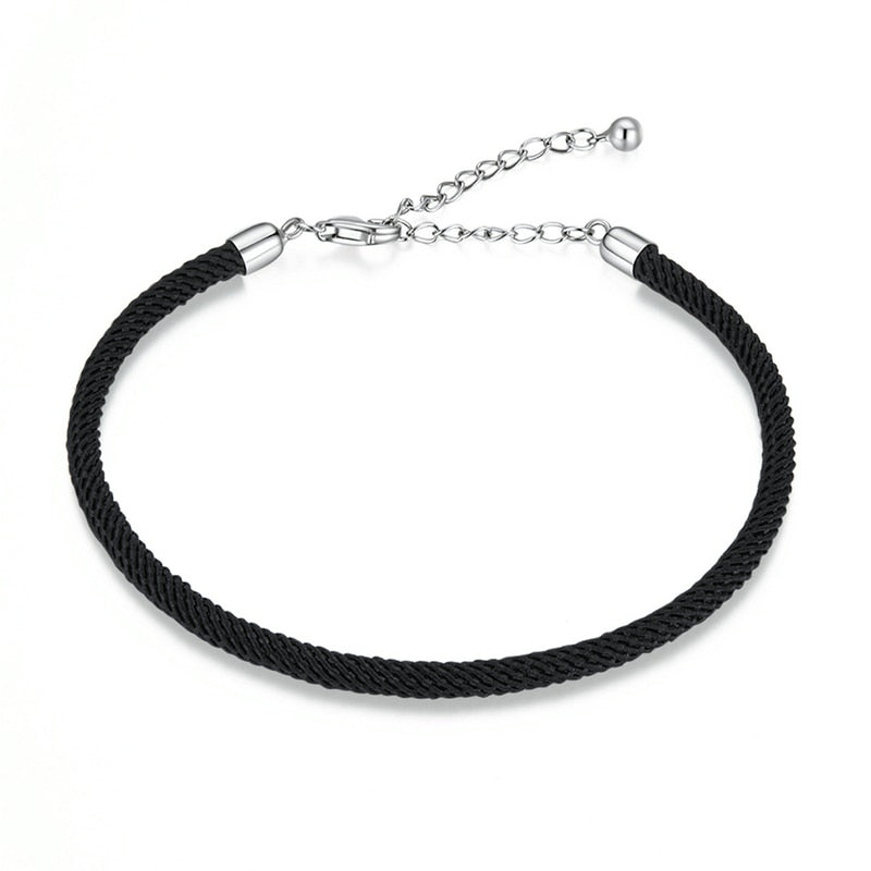 Black Silver Bracelets