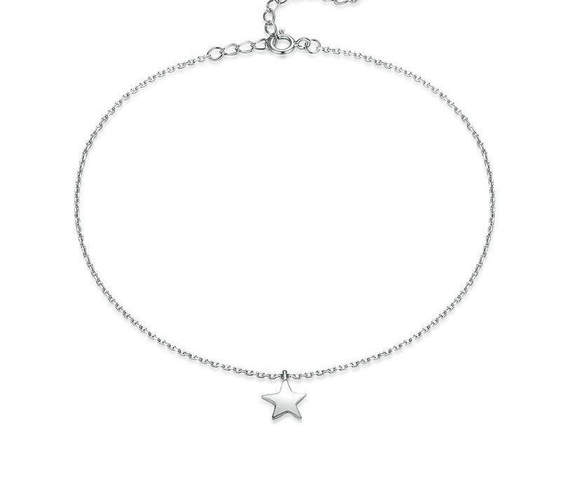 925 Sterling Silver Simple Essential Anklets - TEA LU SHOP
