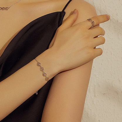 925 Sterling Silver Cute Pet Paw Bracelet - TEA LU SHOP