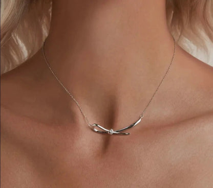 Bowknot Pendant Necklace