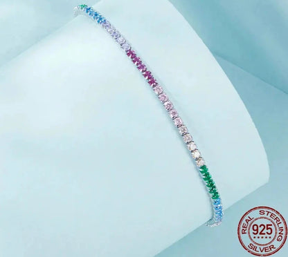925 Sterling Silver Classic Tennis Bracelet