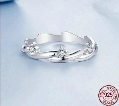 925 Sterling Silver Wedding Band Ring