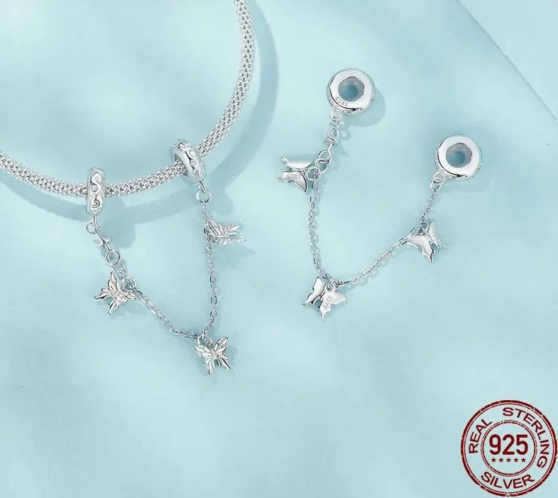 Butterfly Safety Chain Charm
