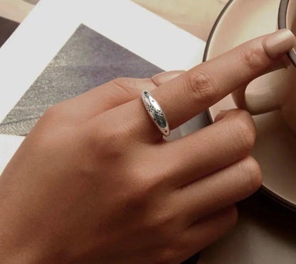 Starry Adjustable Chunky Rings
