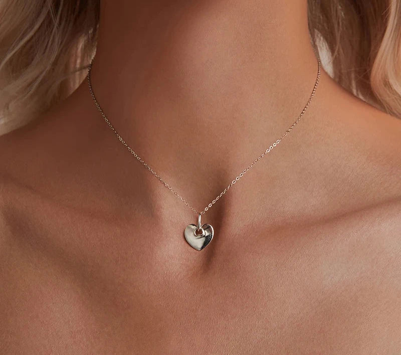925 Sterling Silver Heart Charm