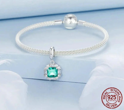 Green Light Charm for Bracelet and Necklace