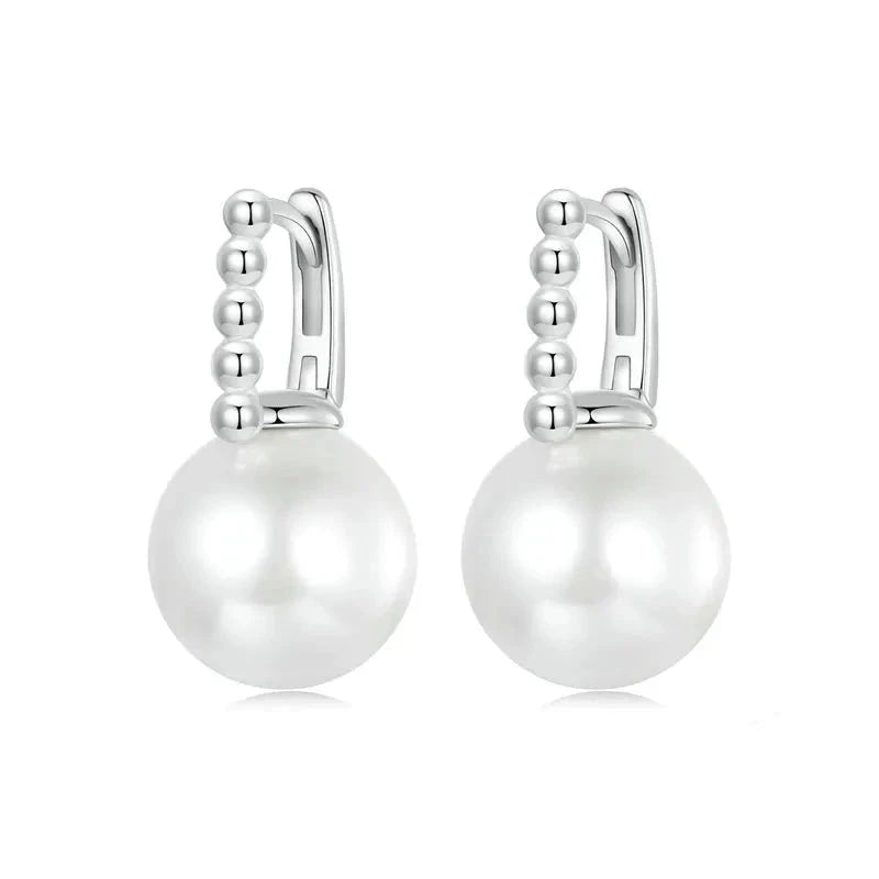 925 Sterling Silver Pearl Earrings