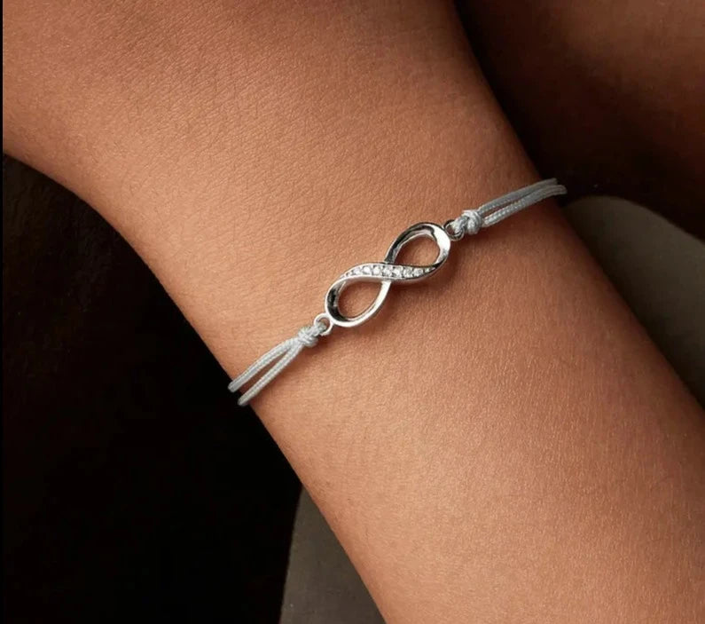 925 Sterling Silver Infinite Friendship Bracelet