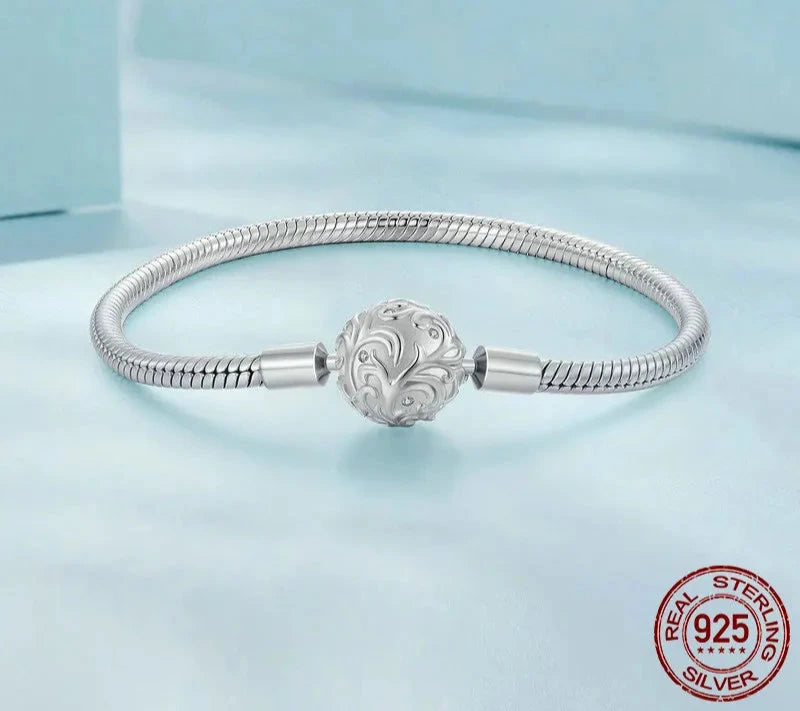925 Sterling Silver Charm Bracelet