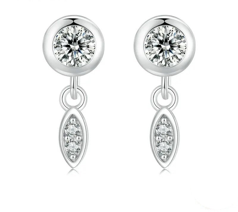 925 Sterling Silver Minimalist Tassel Stud Earrings - Shine Bright Store