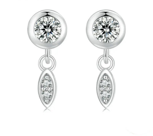925 Sterling Silver Minimalist Tassel Stud Earrings - Shine Bright Store