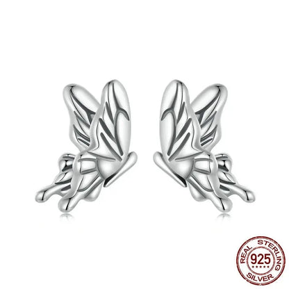 Vivid Butterfly Stud Earrings