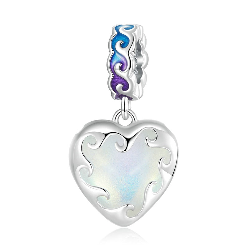 925 Sterling Silver Crystal Ball Charms - TEA LU SHOP