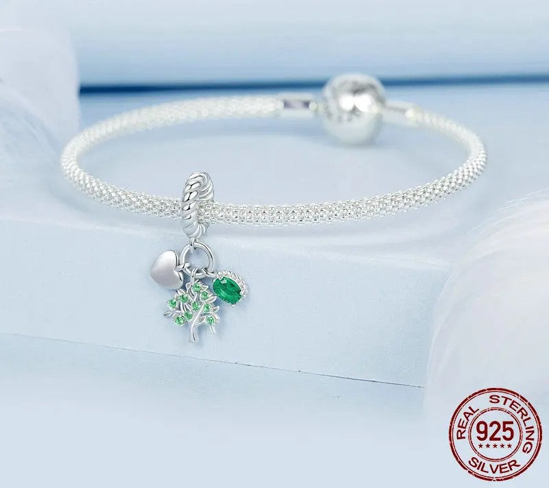 925 Sterling Silver Family Tree of Life Charm - Shine Bright Store