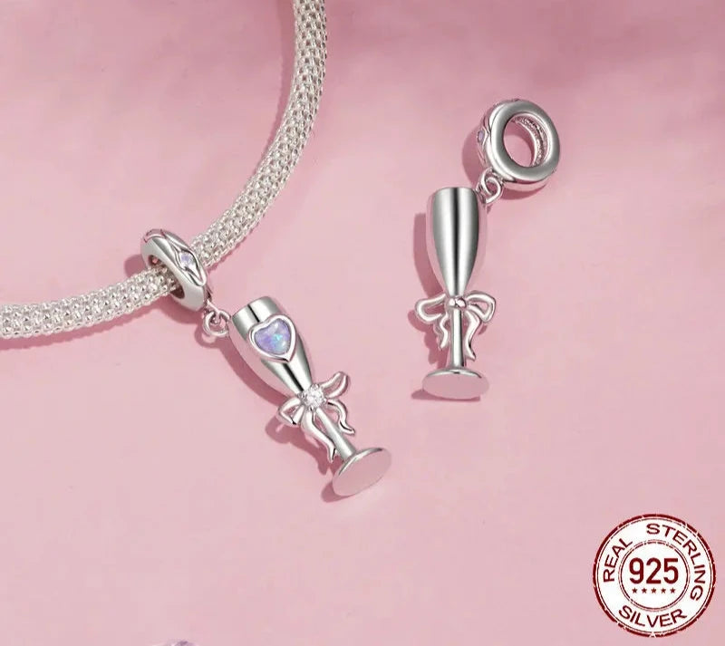 925 Sterling Silver Vintage Goblet Pendant