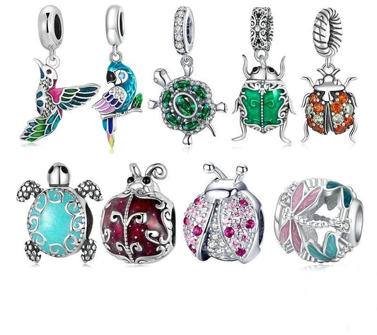 925 Sterling Silver Charms - TEA LU SHOP