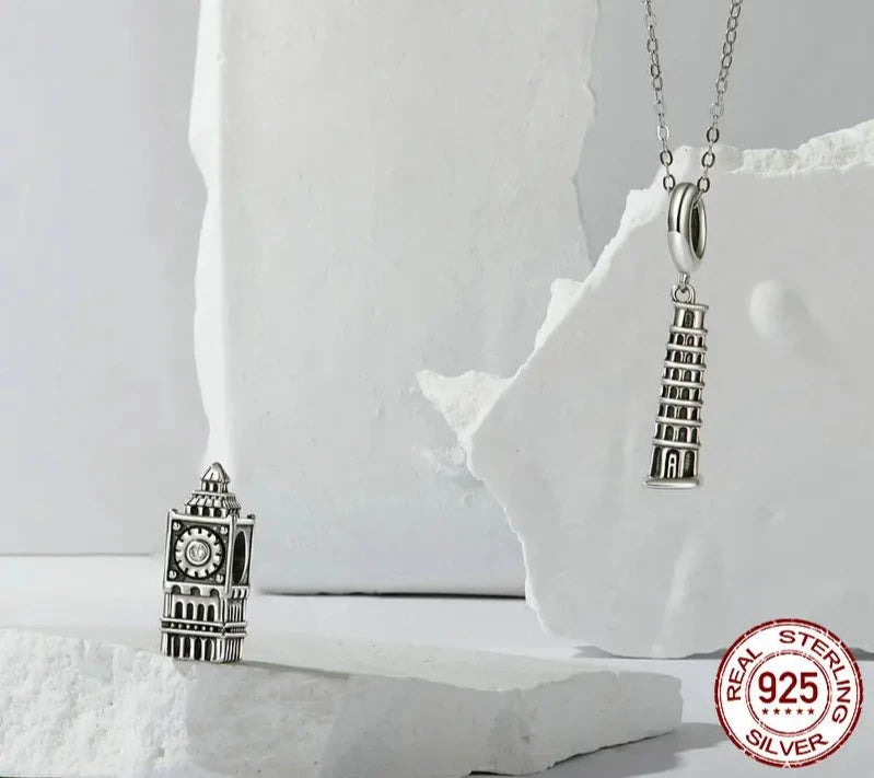 925 Sterling Silver Classic Building Big Ben