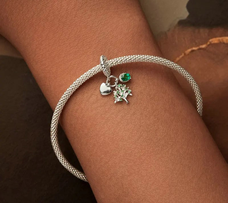 925 Sterling Silver Family Tree of Life Charm - Shine Bright Store