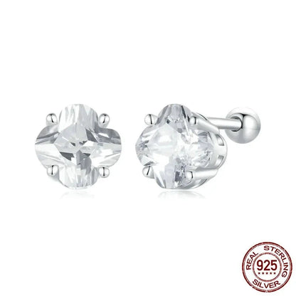 925 Sterling Silver Simple Bird Stud Earrings