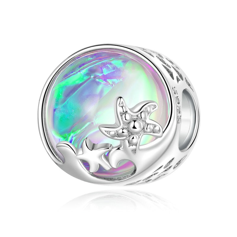 925 Sterling Silver Crystal Ball Charms - TEA LU SHOP