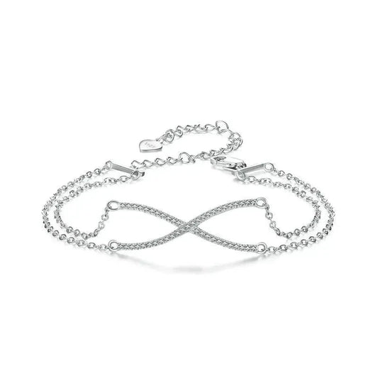 Classic Crossed X Double-Layer Bracelet
