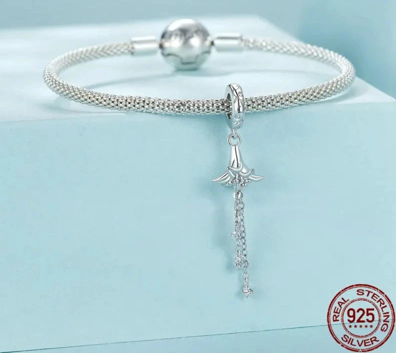 925 Sterling Silver Flower Charm