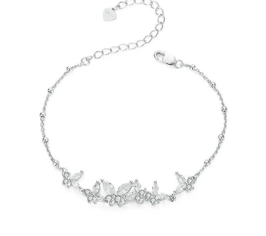 925 Sterling Silver Exquisite Dancing Butterfly Bracelet - Shine Bright Store