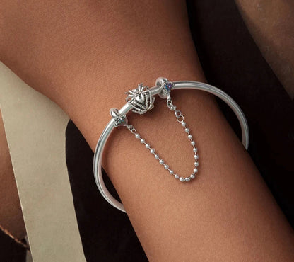 925 Sterling Silver Mystic Spider Charm